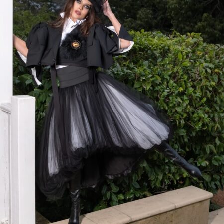 NOIRE AMOUR TULLE SKIRT
